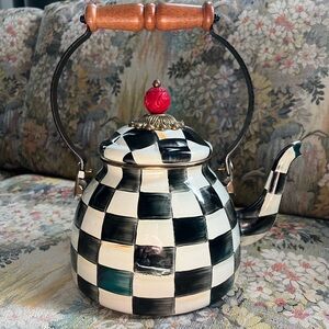 MacKenzie-Childs Courtly Check Tea Kettle